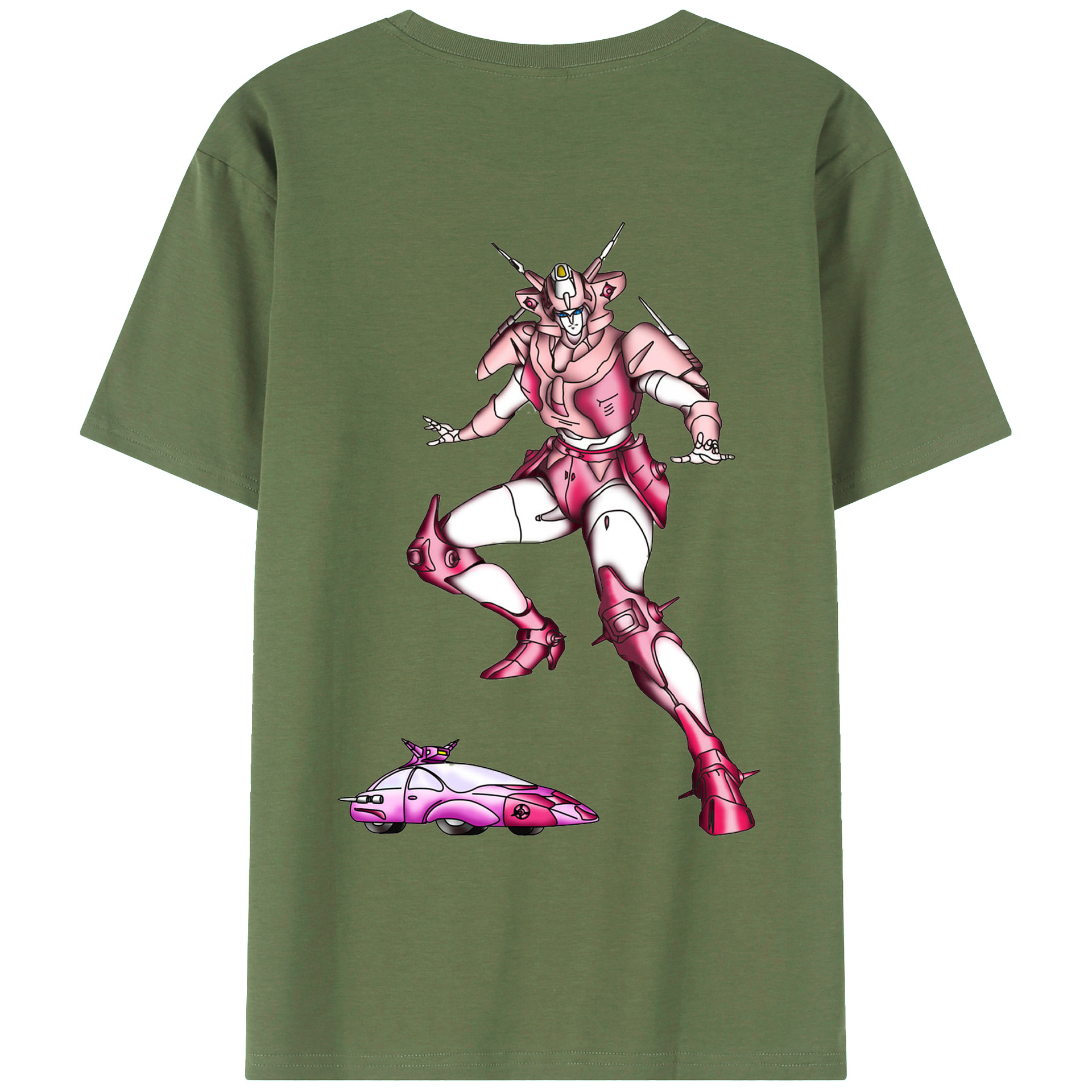 （画像用）  綿100％ メンズ半袖Tシャツ（バックプリント） 通気性